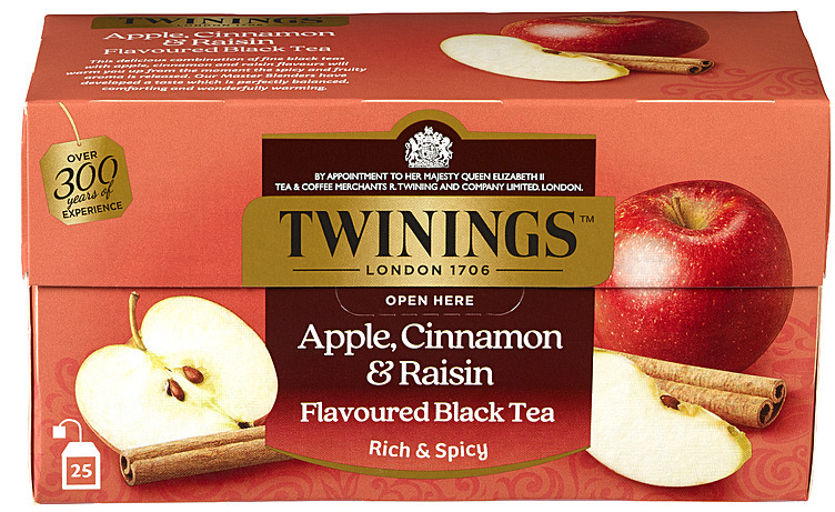 Twinings eple kanel rosin te 25bg