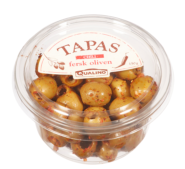 Oliven fersk m/chili            150g