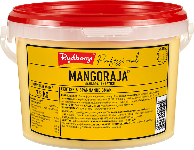 Mangoraja dressing   2,5kg