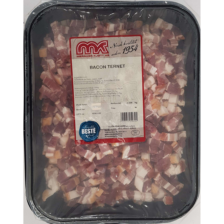 Bacon ternet 2,5kg