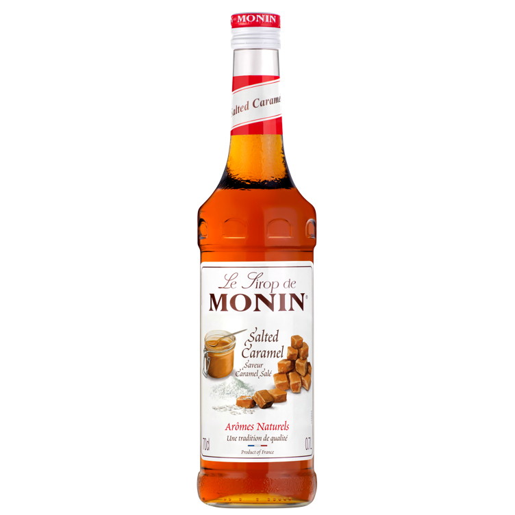 Monin salted caramel syrup 70cl