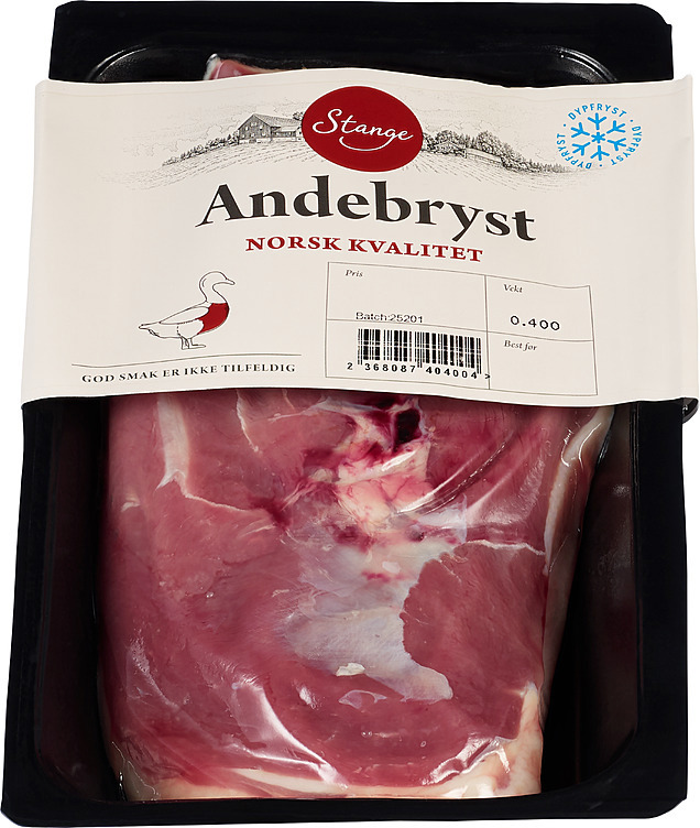 Andebryst fryst 300g kg