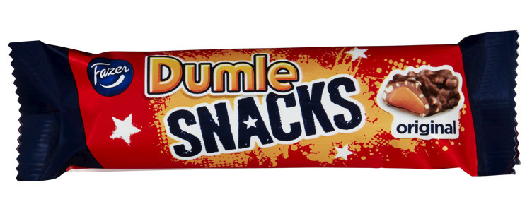 Dumle snacks original sjokoladebar  40g