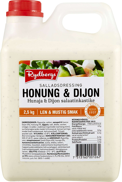 Honning & dijon salatdressing 2,5kg