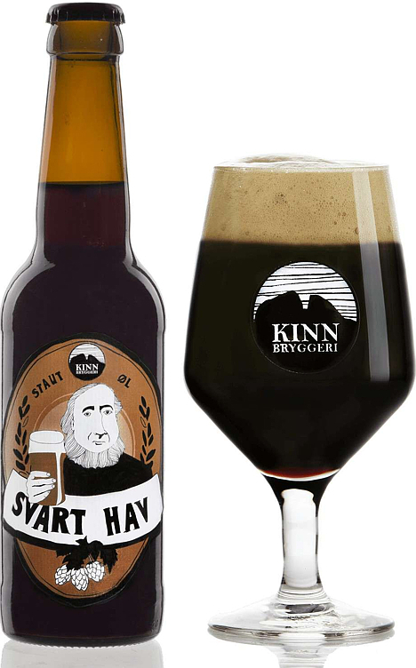 Kinn svart hav stout 4,5% 12x75cl