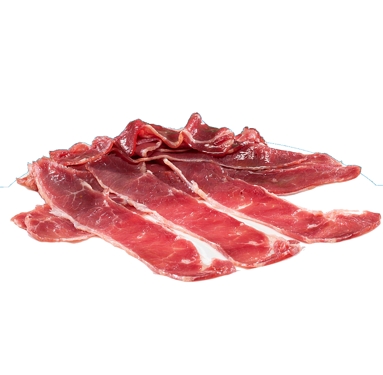 Beef flank smoked halal   kg