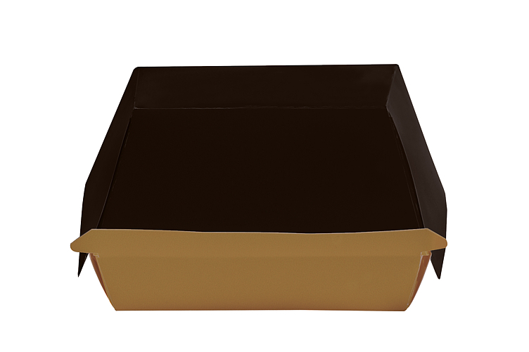 Hamburgerboks kartong deli   100stk