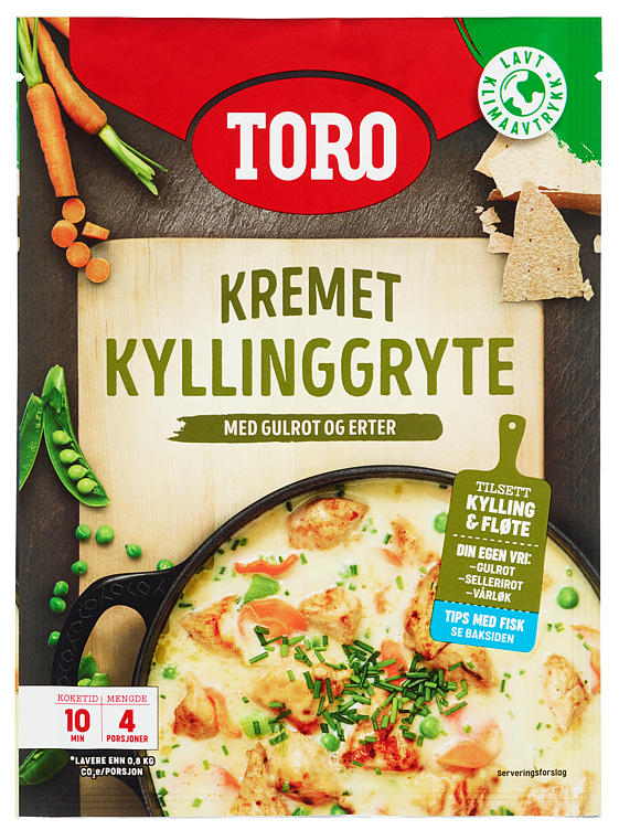 Kremet kyllinggryte      88 g