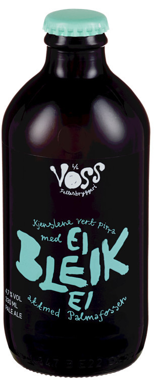 Voss fellesbryggeri ei bleik ei  4,7%  24x33cl