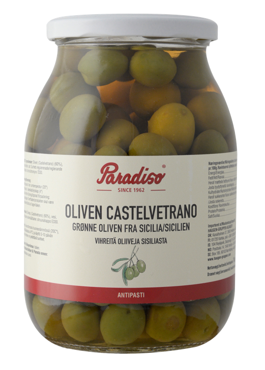 Oliven store grønne castelvetrano 1kg