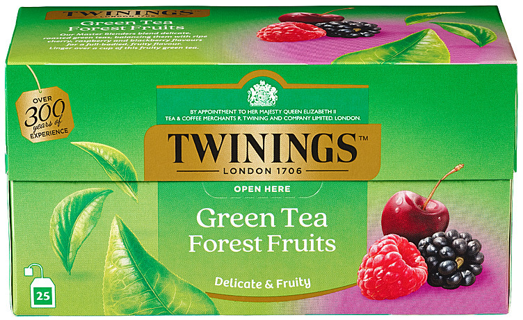 Grønn te skogsbær 25bg