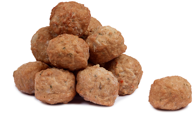Spanish meatballs cooked   2,5kgm