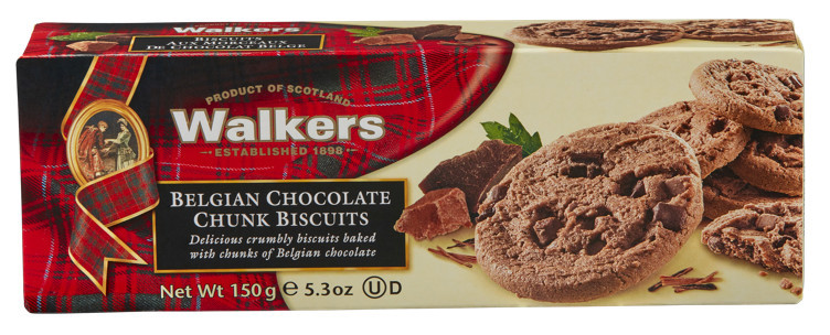 Sjokoladekjeks belgisk 150g