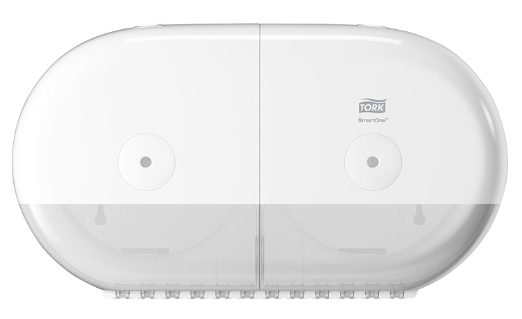 Dispenser smartone mini twin hvit stk