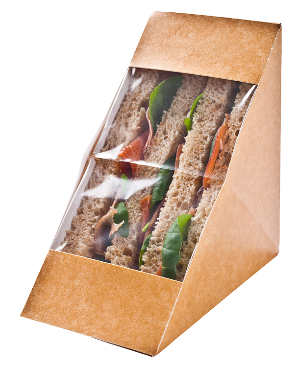 Sandwich trekanteske m/vindu 500stk