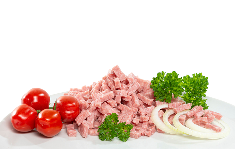 Pizza ham shredded frozen   1,2kg