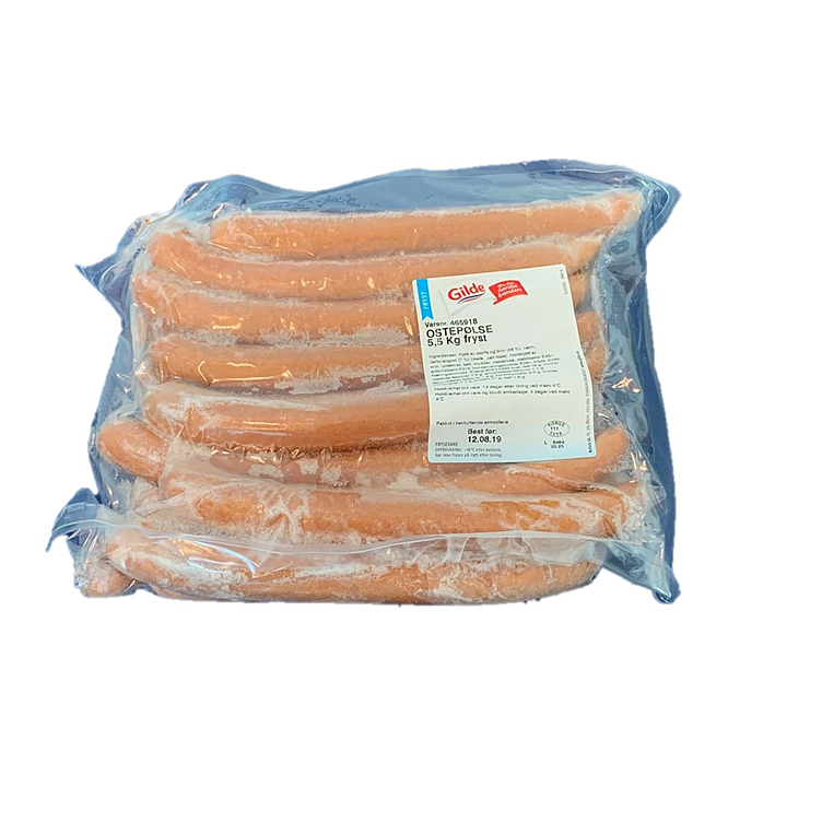 Cheese sausage 110g          5,5kg
