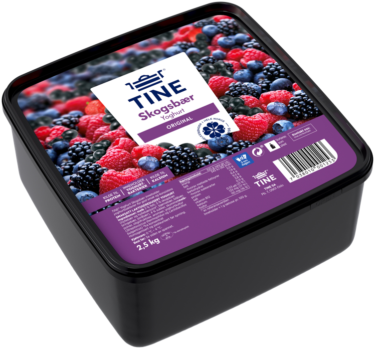 Yoghurt skogsbær     2,5kg