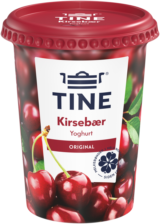 Yoghurt kirsebær     500g