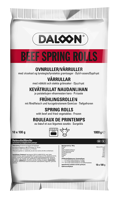 Vårrull oksekjøtt 1000g