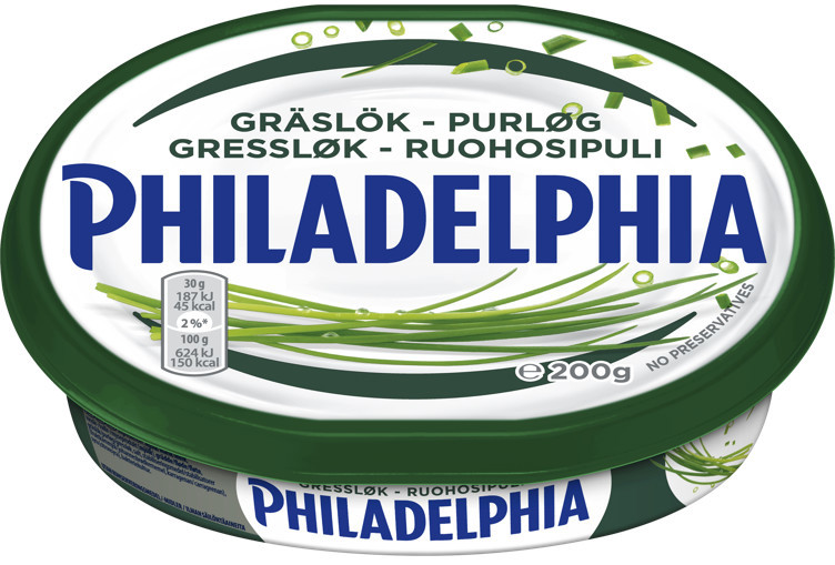 Philadelphia kremost light gressløk 200g