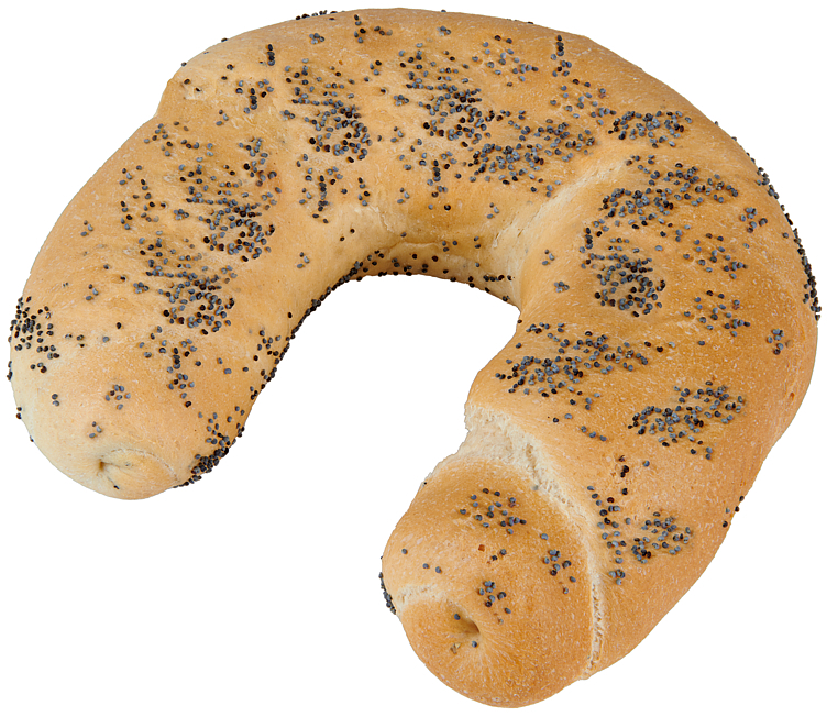 Crescent w/poppy seeds   20x100g