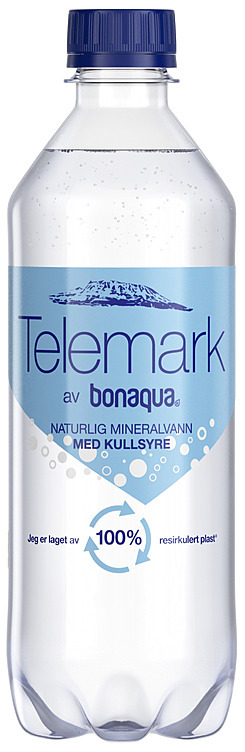 Telemark kildevann m/kullsyre naturell 24x0,5l