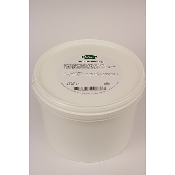 Hvitløksdressing   3kg