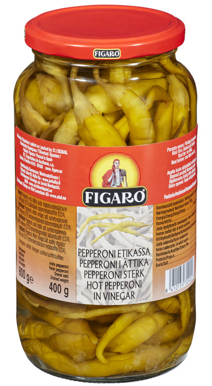 Pepperoni sterk 800g