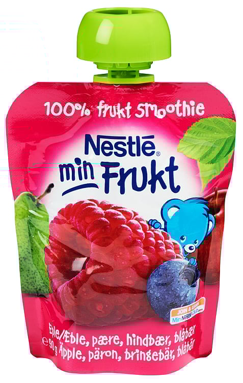 Min frukt eple br.bær smoothie  90g