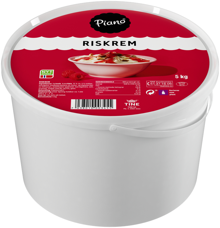 Piano riskrem 5kg