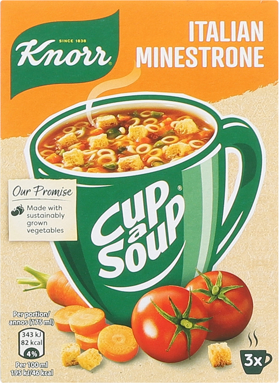 Knorr cup a soup minestrone   3pcs