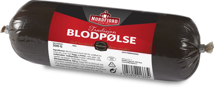 Blodpølse snabb 500g
