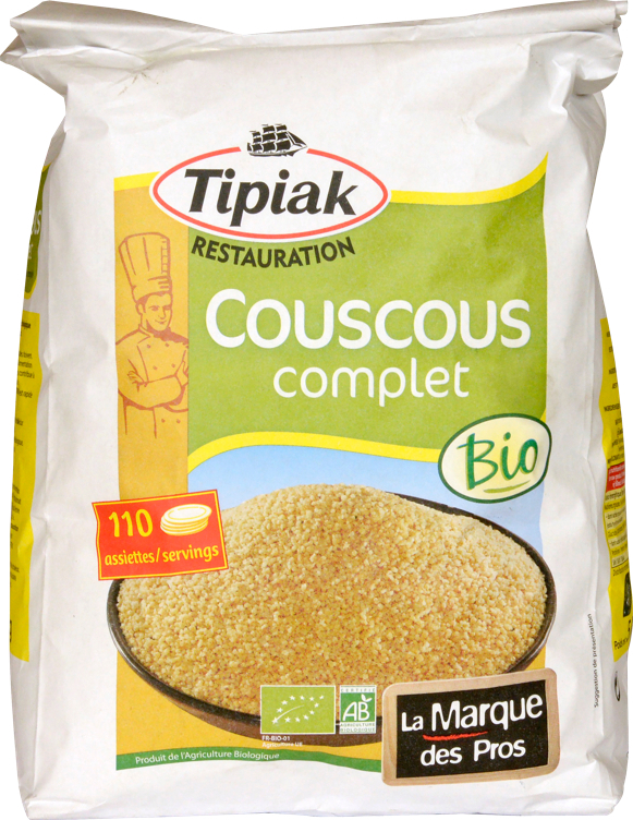 Couscous fullk.økol.tip.   5kg