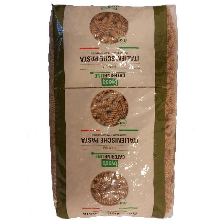 Pastaskruer fullkorn økol. 5kg