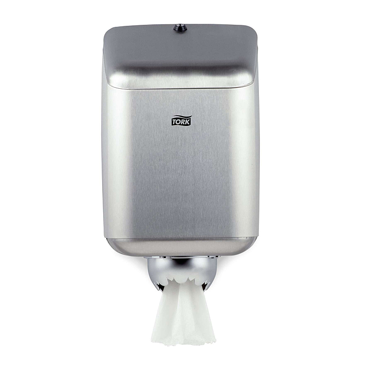 Dispenser senterrull (m2) børstet stål stk