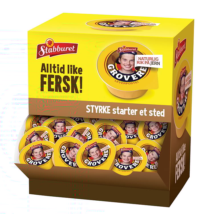 Leverpostei grovere kuvert   70x22g