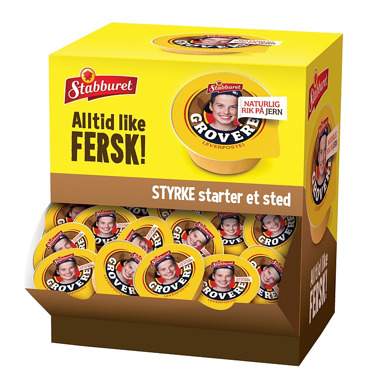Leverpostei grovere kuvert 70x22g