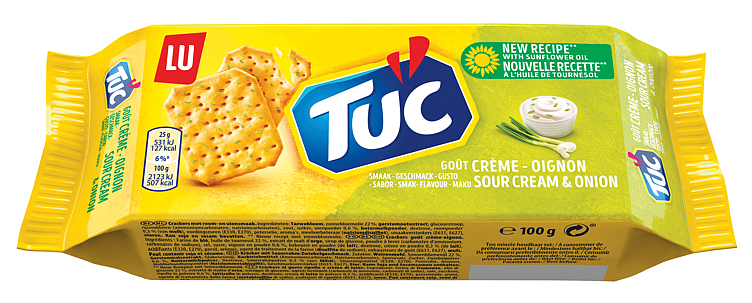 Tuc kjeks sour cream & onion 100g