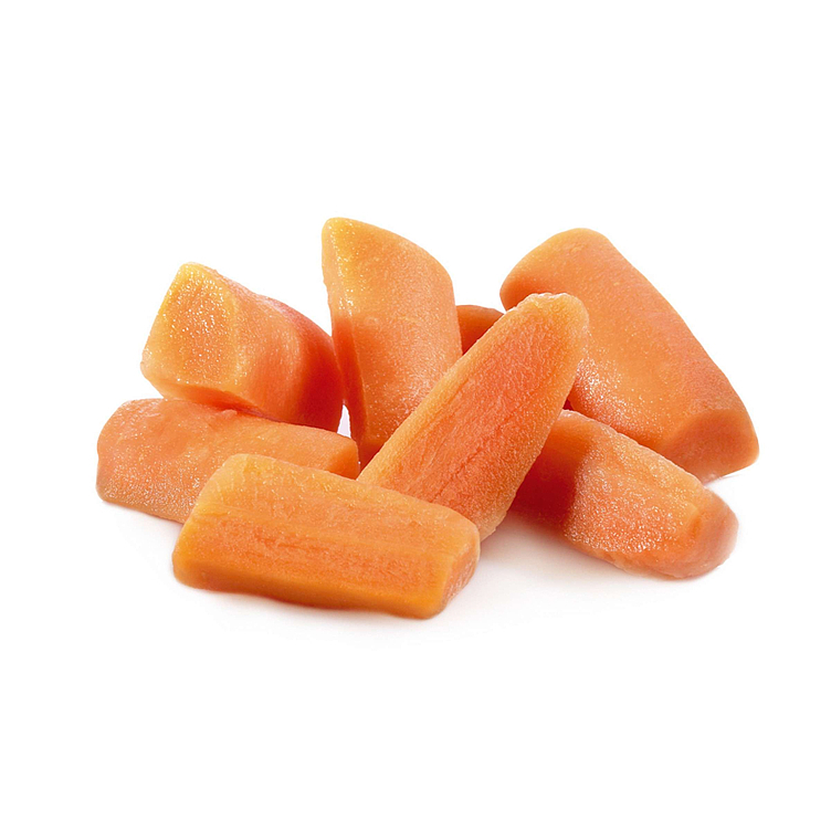 Carrot chopped in squares  20kg