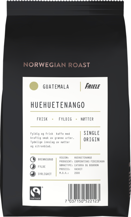 Guatemala kaffe hel fairtrade 500g