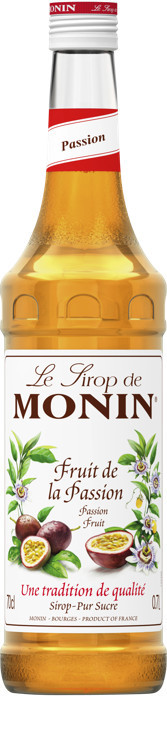 Monin passionfruit syrup 70cl