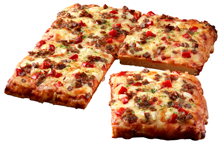 Firkantpizza biff  12x700g