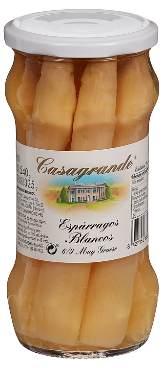 Asparges hvit 540g