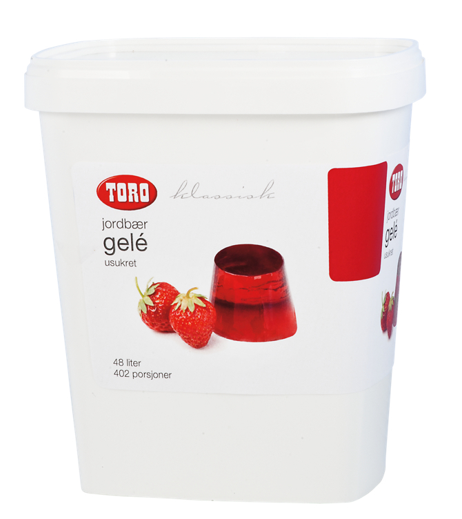 Jordbærgele usukr.klass.        1,3kg