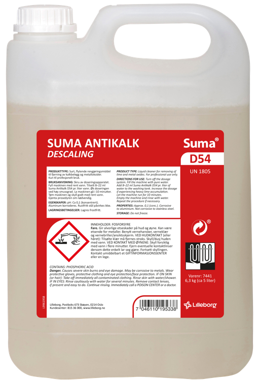 Suma antikalk  d54                   5l