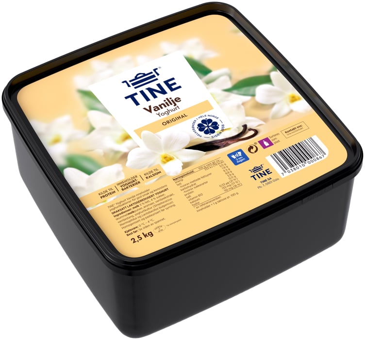 Yoghurt vanilje 2,5kg