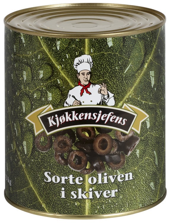 Oliven sorte, skivet ks    3kg