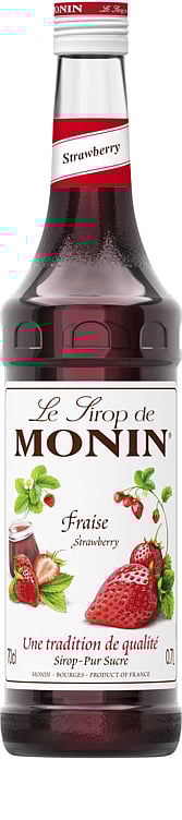 Monin strawberry syrup  70cl