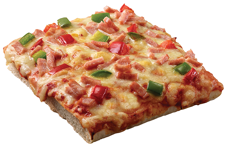 Chef pizza ham rect.    12x700g
